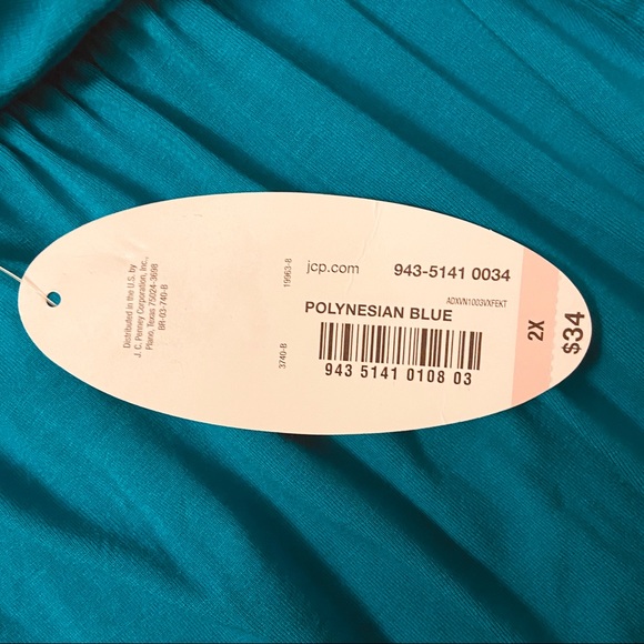 5/$15 💥 Boutique Tunic Top Blouse Rayon Spandex Stretch Comfort Spring Summer - Picture 8 of 10